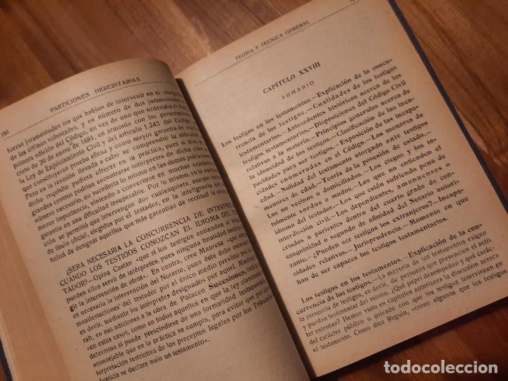 Libros: Particiones hereditarias tomo I Gonz&aacute;lez Llana 1951 - Foto 4