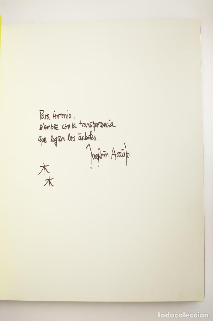 Libros: Bosques - ARAUJO, Joaqu&iacute;n - Dedicatoria aut&oacute;grafa del autor - Foto 3
