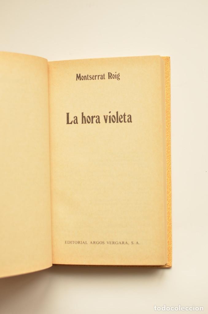 Libros: La hora violeta - ROIG, Montserrat - Foto 2