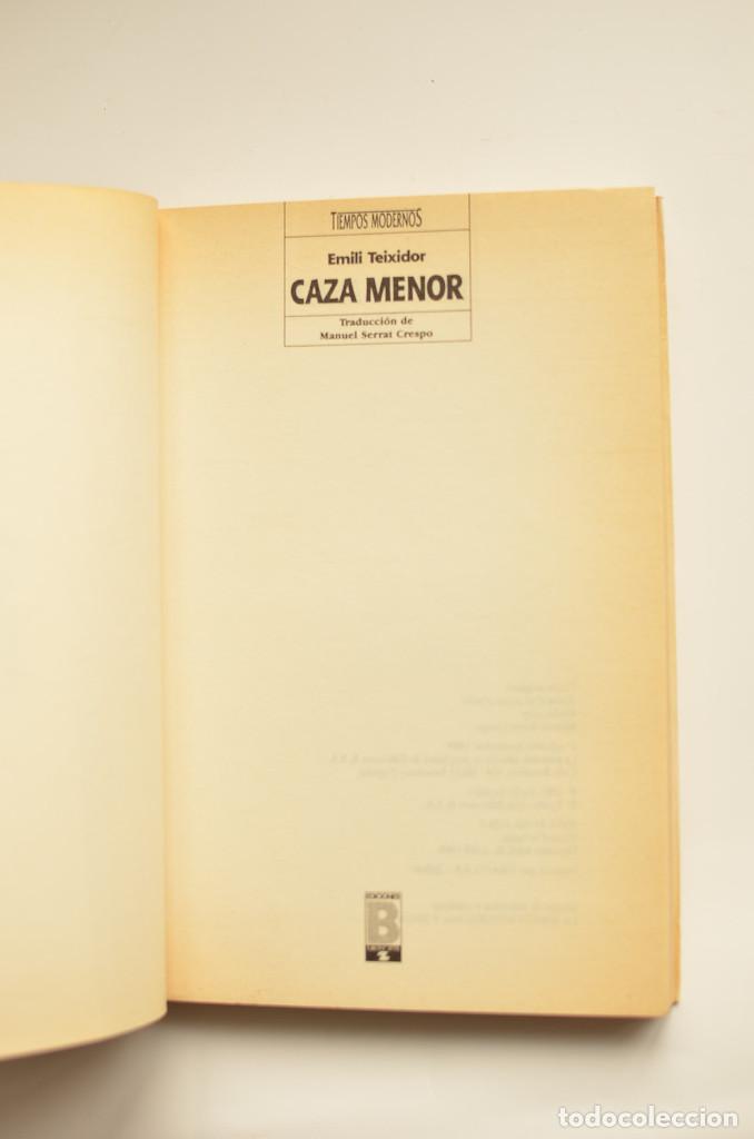 Libros: Caza menor - TEIXIDOR, Emili - Foto 2