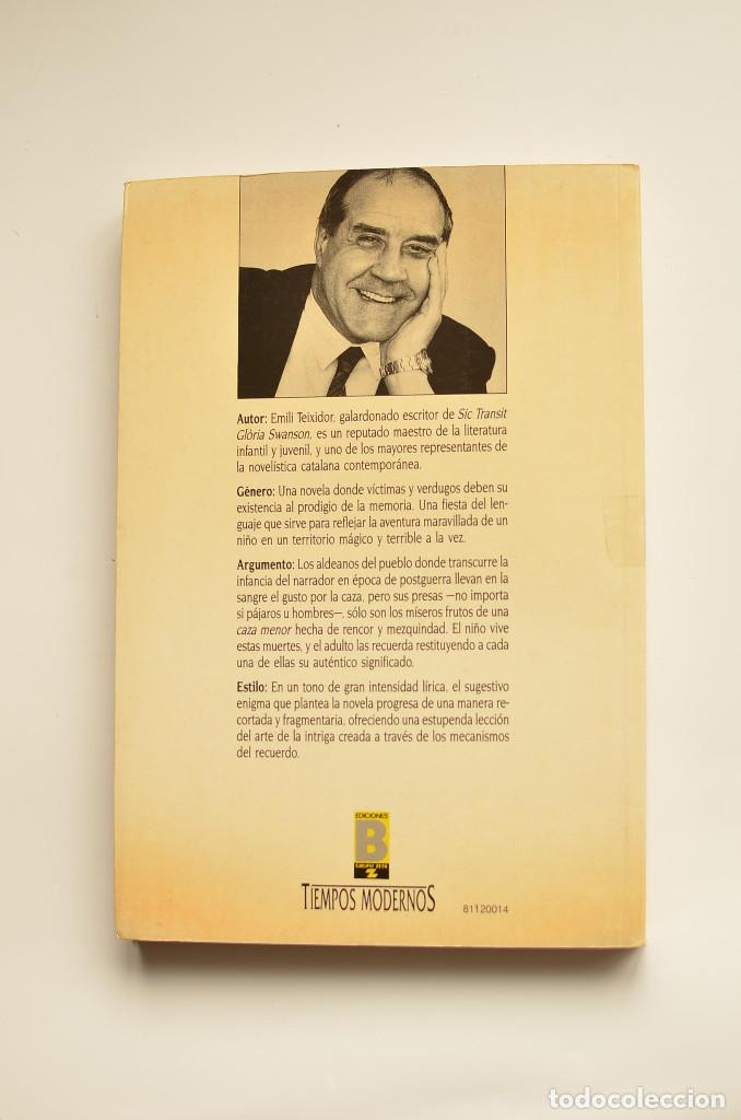 Libros: Caza menor - TEIXIDOR, Emili - Foto 3
