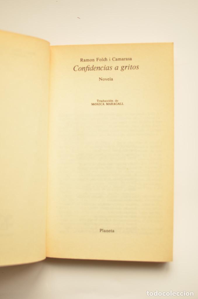 Libros: Confidencias a gritos - FLOCH I CAMARASA, Ramon - Foto 2
