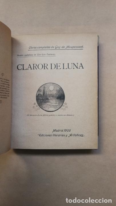 Libros: Claror de luna. - Guy de Maupassant. - Foto 1