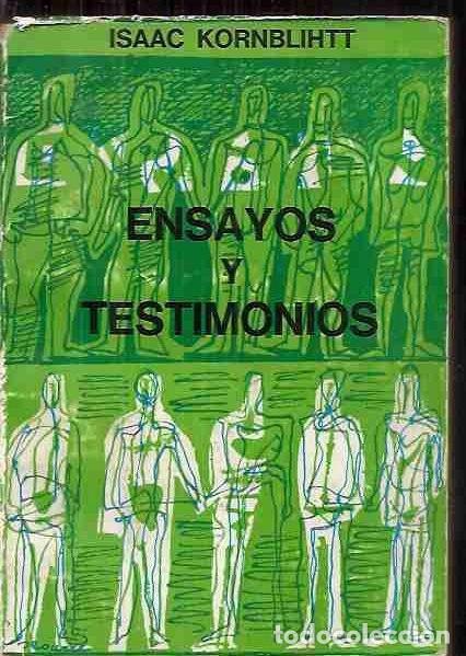 Libros: ENSAYOS Y TESTIMONIOS - KORNBLIHTT, ISAAC - Foto 3