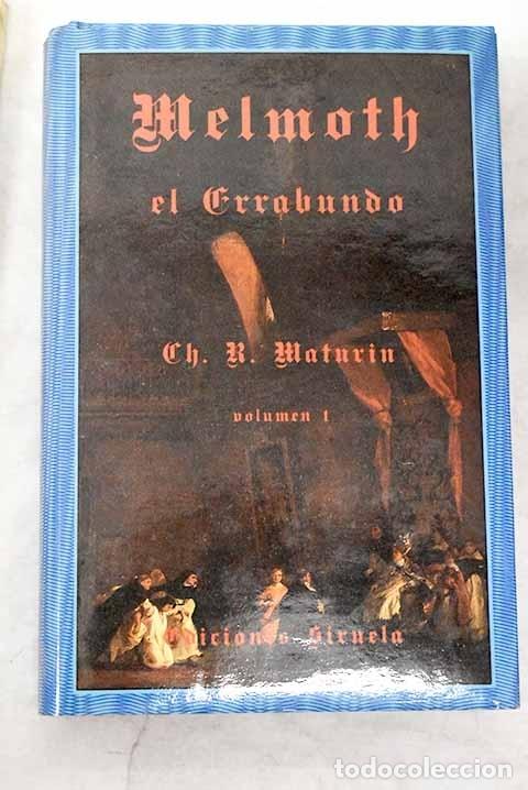 Libros: Melmoth el errabundo, volumebn I.- Maturin, Charles Robert - Foto 1