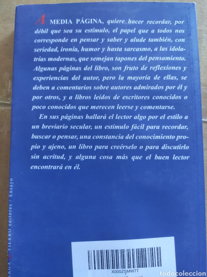 Libros: A Media P&aacute;gina. Medardo Fraile - Foto 2