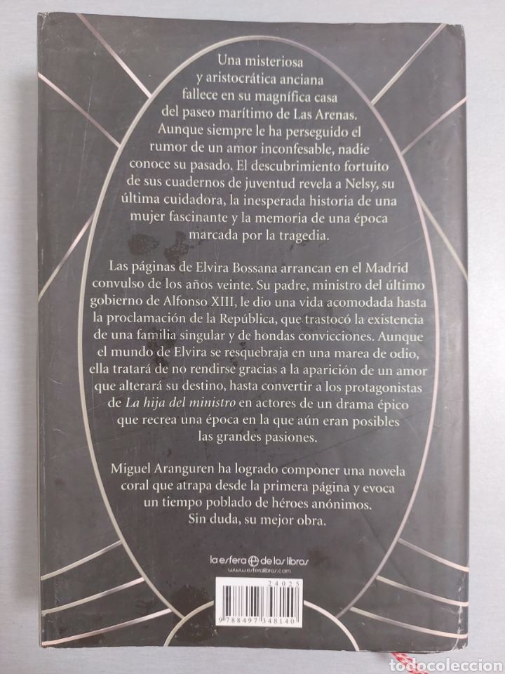 Libros: MIGUEL ARANGUREN. LA HIJA DEL MINISTRO - Foto 2