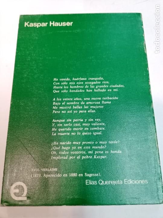 Libros: WERNER HERZOG Kaspar Hauser SA8019 - Foto 2