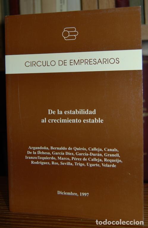Libros: DE LA ESTABILIDAD AL CRECIMIENTO ESTABLE - Foto 1