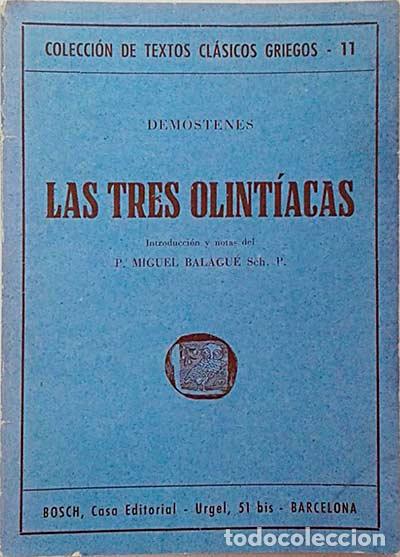 Libros: Las tres olint&iacute;acas - Dem&oacute;stenes - Foto 1