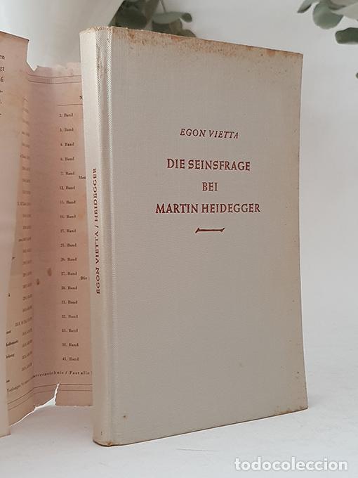 Libros: Die Seinsfrage bei Martin Heidegger. - VIETTA, Egon. - Foto 2