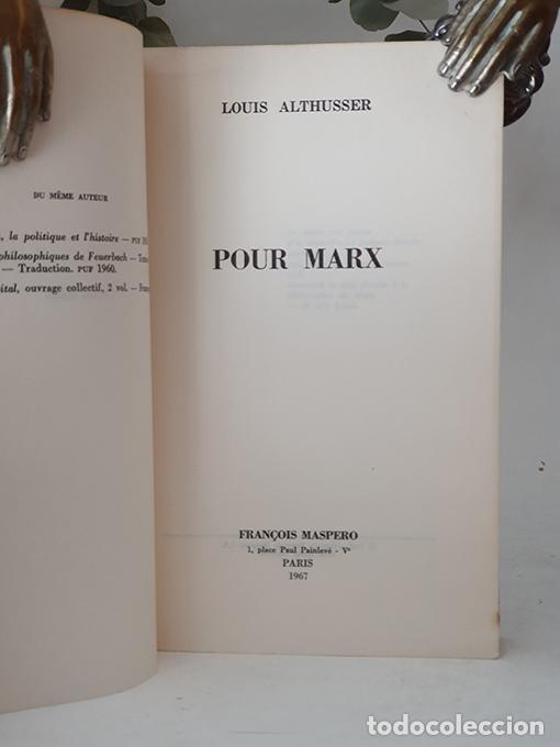 Libros: Pour Marx. - ALTHUSSER Louis. - Foto 1