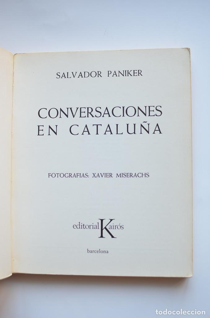 Libros: Conversaciones en Catalu&ntilde;a - PANIKER, Salvador - Foto 2