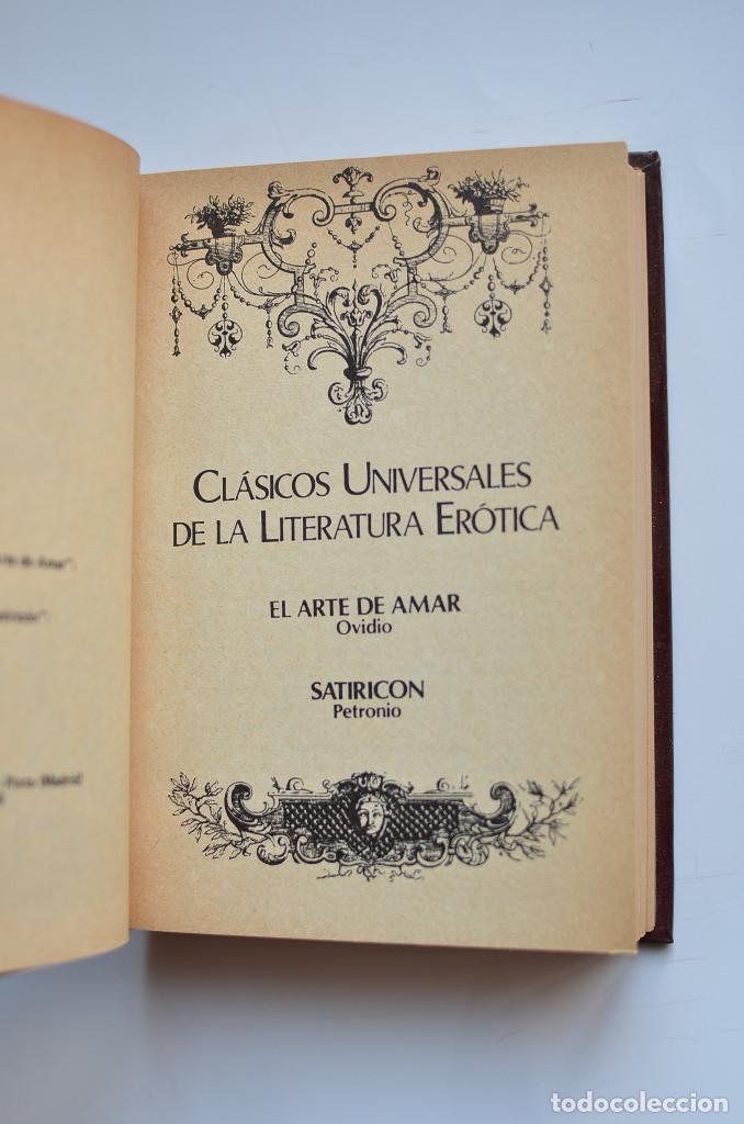 Libros: El arte de amar - El Satiric&oacute;n - OVIDIO - PETRONIO - Foto 3