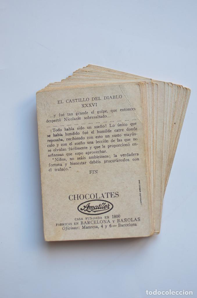 Libros: El Castillo del Diablo. Cromos chocolates Amatller - AN&Oacute;NIMO - Foto 5