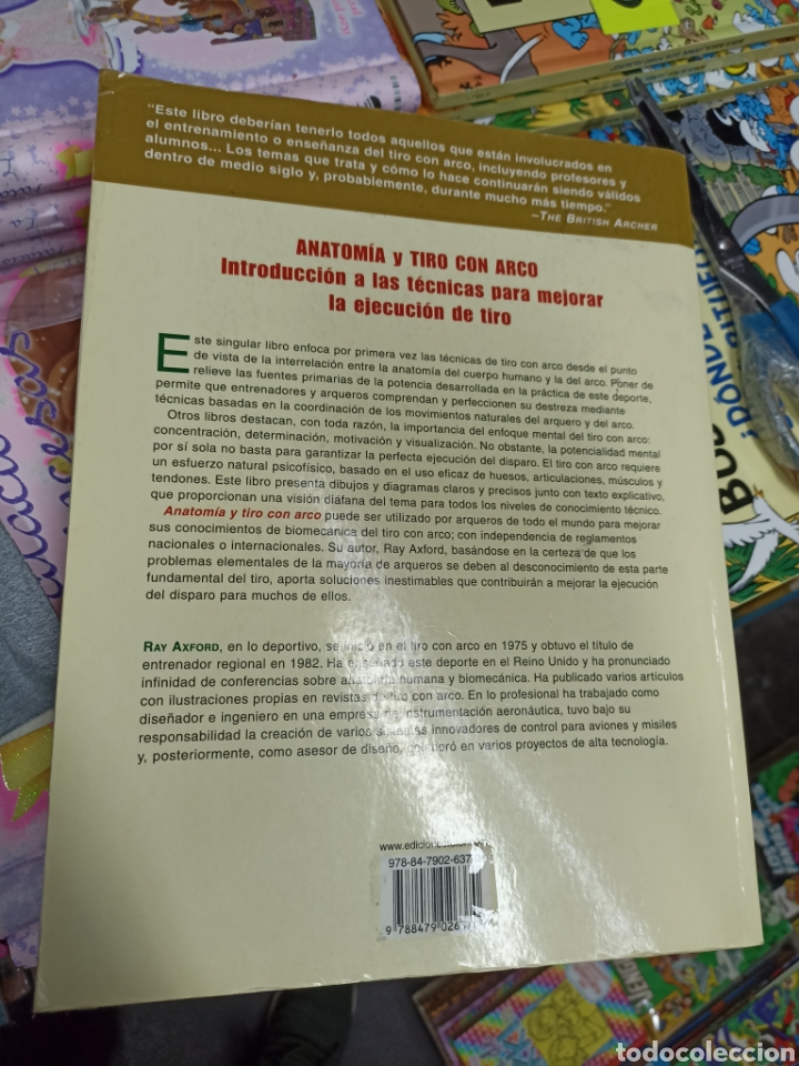 Libros: Anatom&iacute;a y tir&oacute; con arco Ray Axford, editorial Tutor - Foto 2