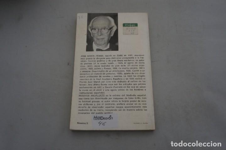 Libros: AR5B/ ENSAYOS ANDALUCES - JOSE M&ordf; PEMAN / EDITORIAL PLANETA - Foto 6