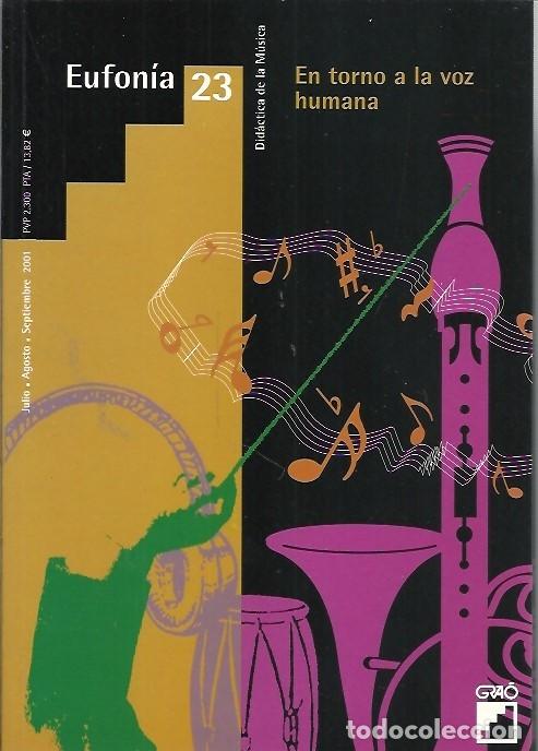 Livres: BIBLIOTECA DE LA MUSICA 23 EUFONIA ENTORNO A LA VOZ HUMANA 2001