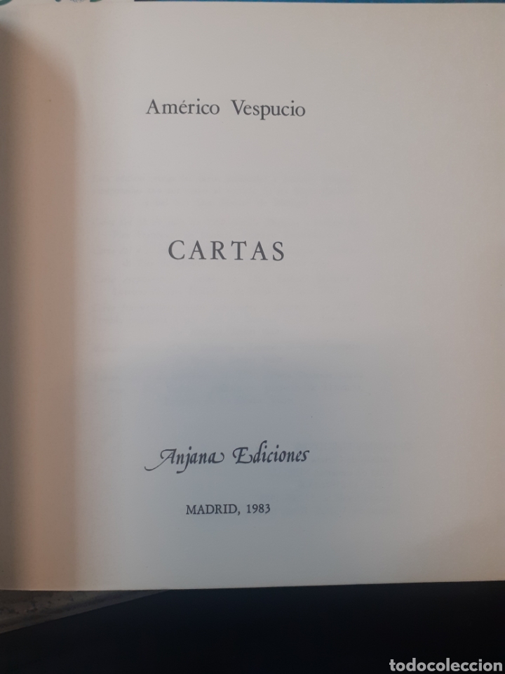Libros: CARTAS - VESPUCIO,Am&eacute;rico - Foto 3