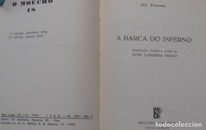 Libros: O MOUCHO 18, A BARCA DO INFERNO, GIL VICENTE - Foto 3