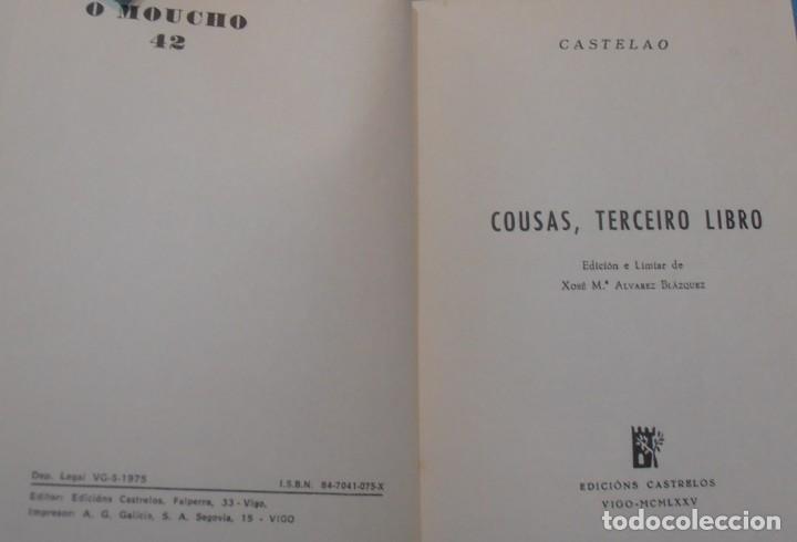 Libros: O MOUCHO 42, COUSAS, TERCEIRO LIBRO, CASTELAO - Foto 3