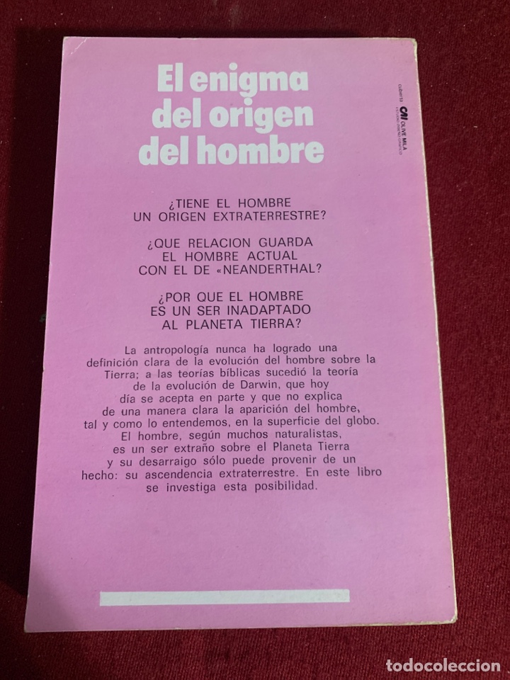 Libros: El enigma del origen del hombre. P. Guirao. - Foto 2