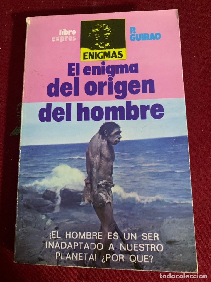 Libros: El enigma del origen del hombre. P. Guirao. - Foto 1