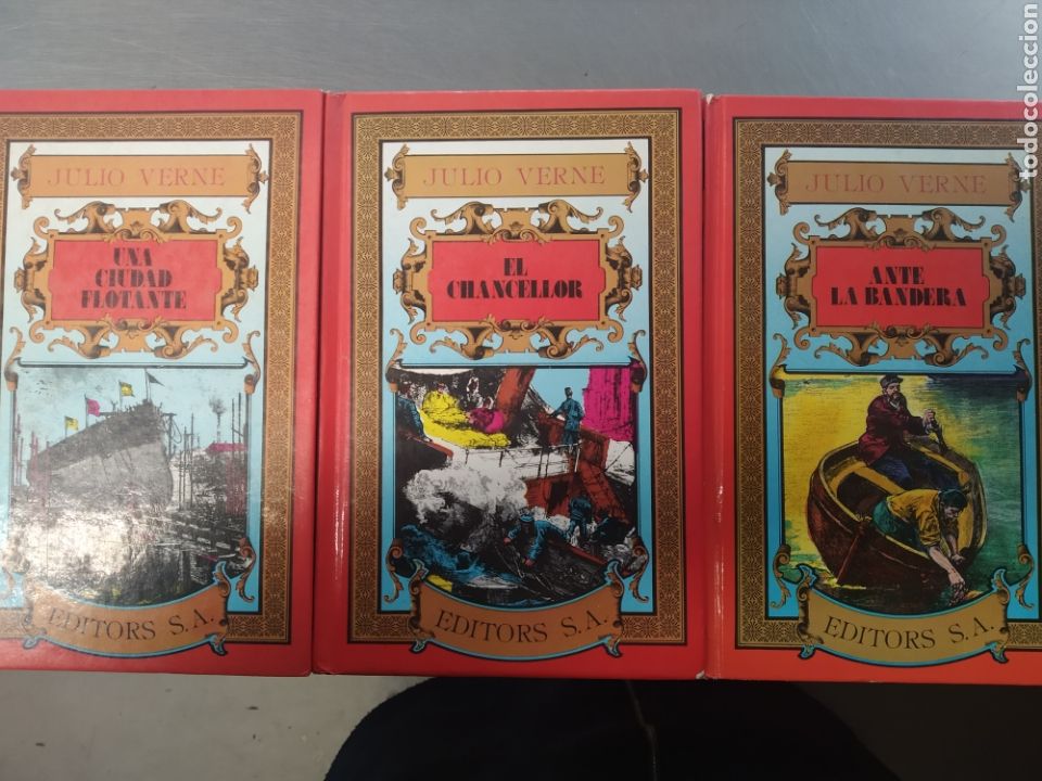 Libros: Lote Julio Verne.(3 unid)