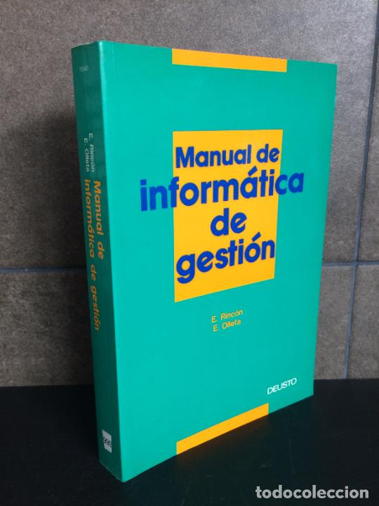 Libros: Manual de informatica de gesti&oacute;n. E. Rinc&oacute;n, E. Olleta. - Foto 1