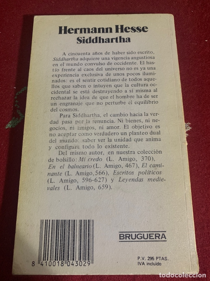 Libros: Siddhartha. Hermann Hesse. - Foto 2