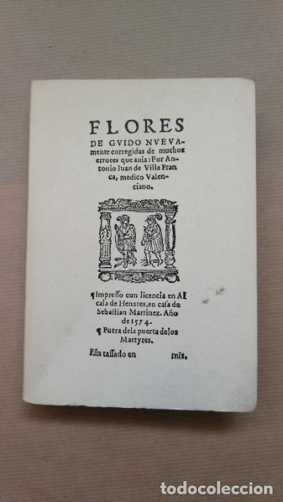 Libros: &rdquo;Flores de Guido nuevamente corregidas de muchos errores que av&iacute;a : Por Antonio Juan de Villafranca,