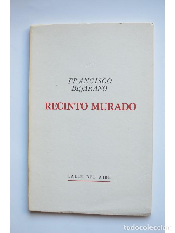 Libros: Recinto murado (1977 - 1980) - BEJARANO, Francisco - Foto 1