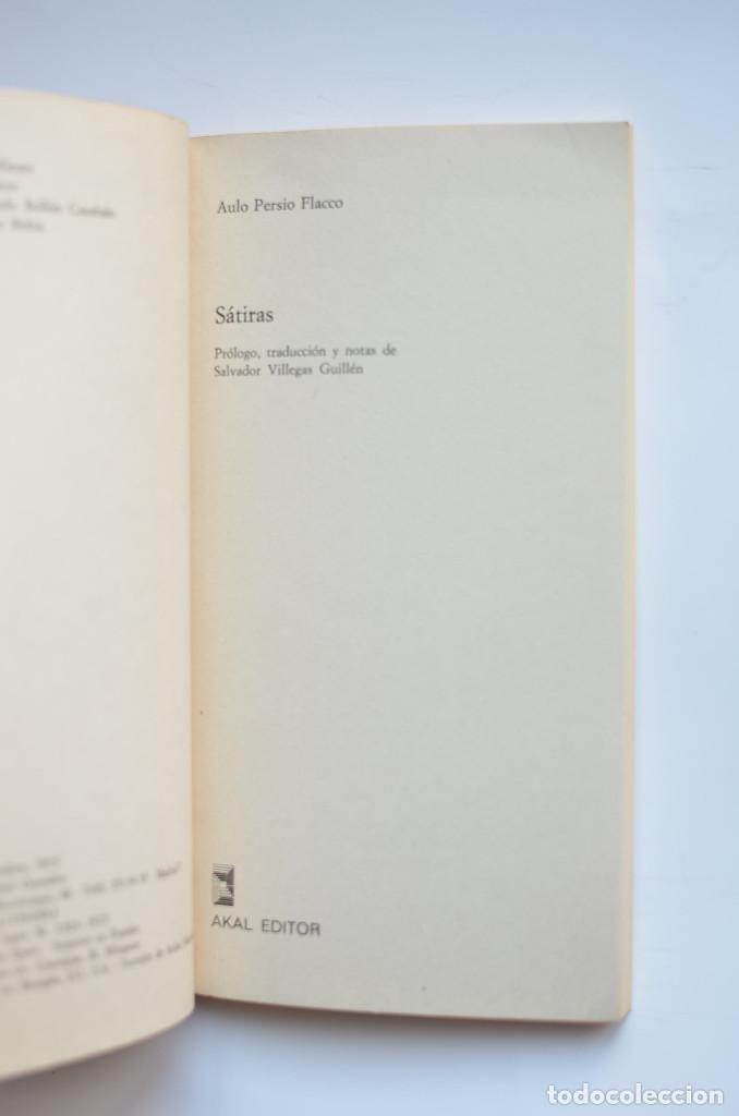 Libros: S&aacute;tiras - AULO PERSIO FLACCO - Foto 2