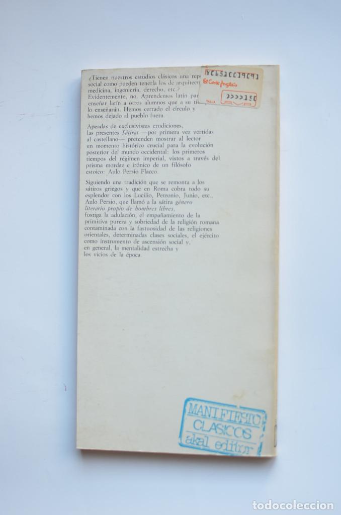 Libros: S&aacute;tiras - AULO PERSIO FLACCO - Foto 3