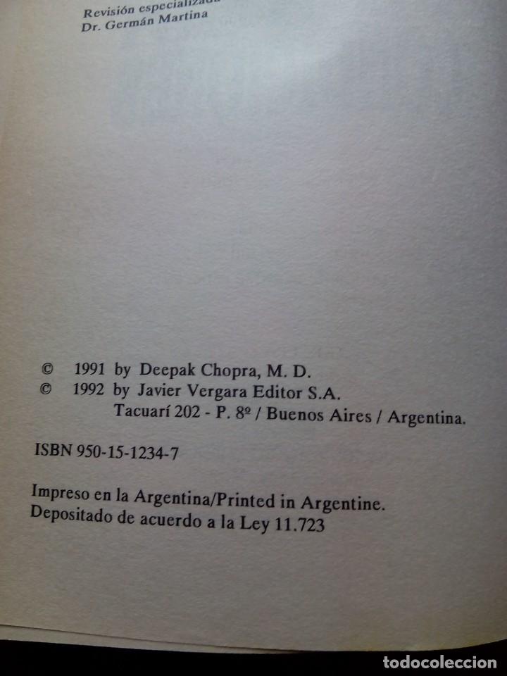 Libros: VIDA SIN CONDICIONES / DR. DEEPAK CHOPRA - Foto 4