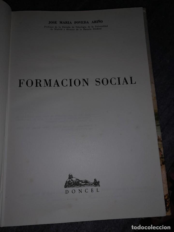 Libros: Libro Doncel Formaci&oacute;n social a&ntilde;o 1966 - Foto 2