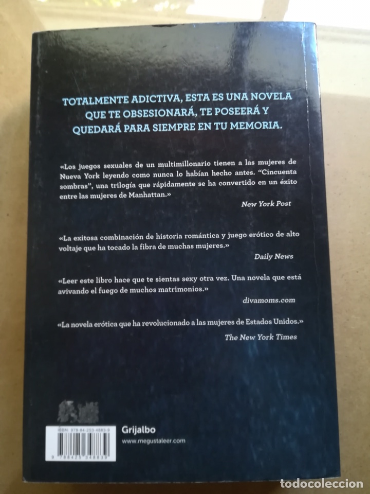 Libros: Novela &ldquo; Cincuenta sombras de Grey&rdquo; de E. L. James. - Foto 2