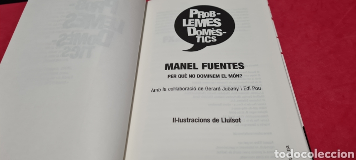 Libros: Precioso libro. Problemes Dom&egrave;stics. Manuel Fuentes - Foto 3