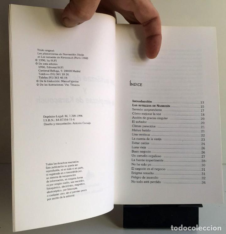 Libros: LAS SUTILEZAS DE NASRUD&Iacute;N Y LAS SIMPLEZAS DE KARACOUCH - Foto 4