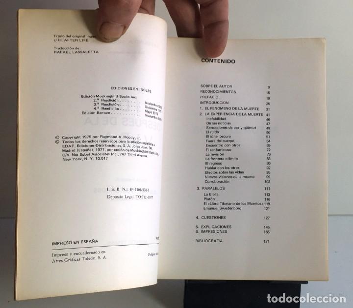 Libros: VIDA DESPU&Eacute;S DE LA VIDA. Raymond A. Moody - Foto 5