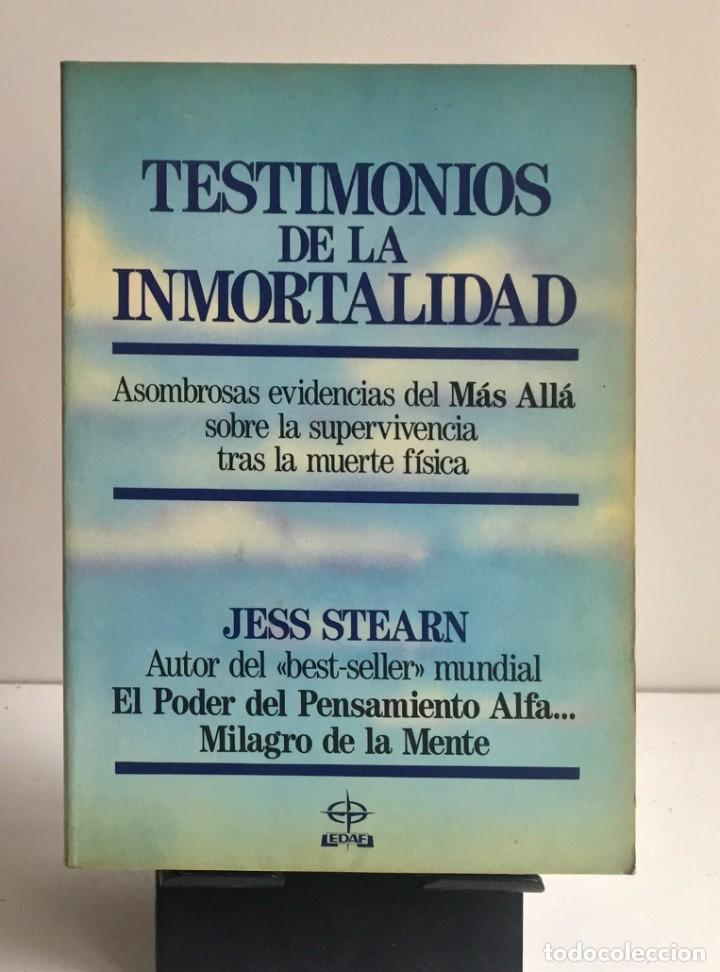 Libros: TESTIMONIOS DE LA INMORTALIDAD. Jess Stearn - Foto 1