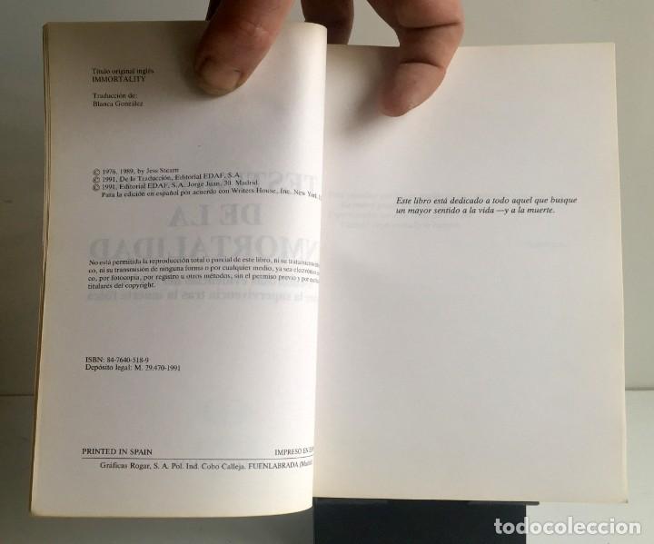 Libros: TESTIMONIOS DE LA INMORTALIDAD. Jess Stearn - Foto 3