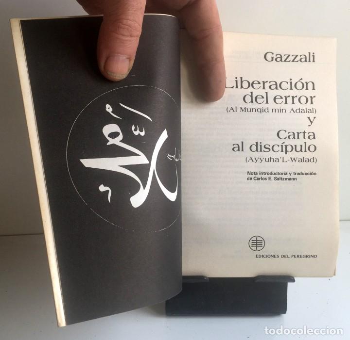 Libros: LIBERACI&Oacute;N DEL ERROR / CARTA AL DISC&Iacute;PULO. Gazzali - Foto 4