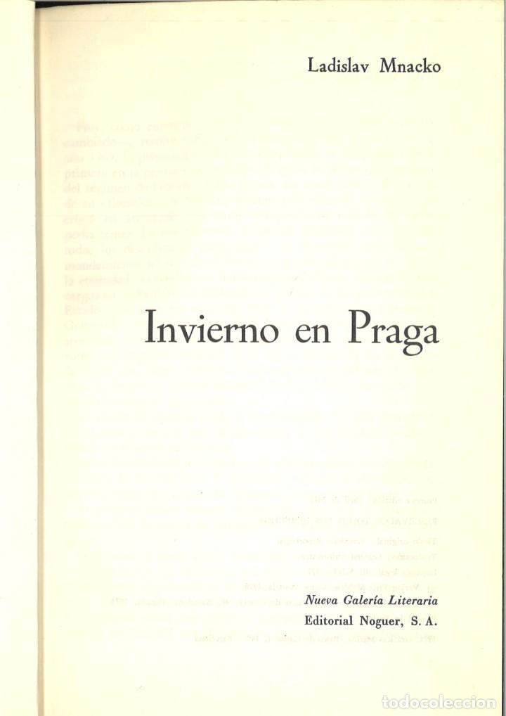 Libros: INVIERNO EN PRAGA. Ladislav Mnacko - Foto 2