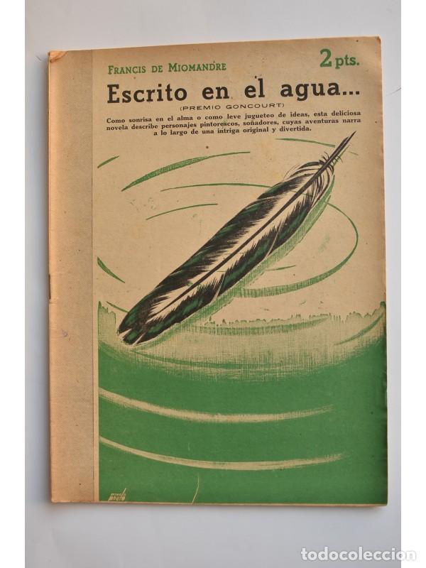 Libros: Escrito en el agua... - MIOMANDRE, Francis de - Foto 1