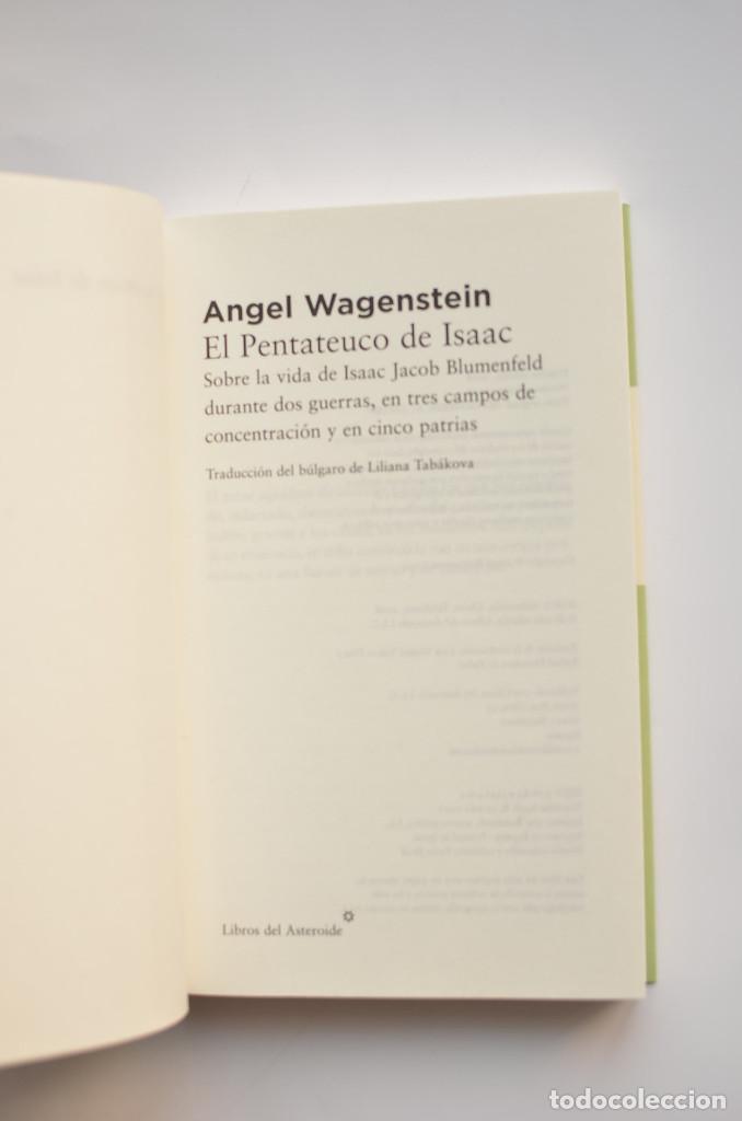 Libros: El Pentateuco de Isaac - WAGENSTEIN, &Aacute;ngel - Foto 2