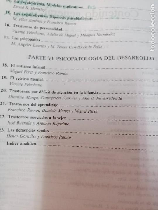 Libros: VV.AA Manual de psicopatologia 2 tomos SA8201 - Foto 7