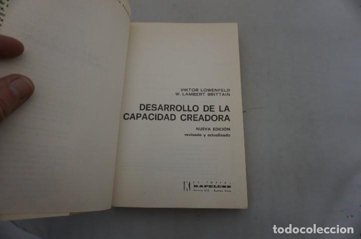 Libros: 15B/ DESARROLLO DE LA CAPACIDAD CREADORA - VIKTOR LOWENFELD / KAPELUSZ EDITORIAL - Foto 3