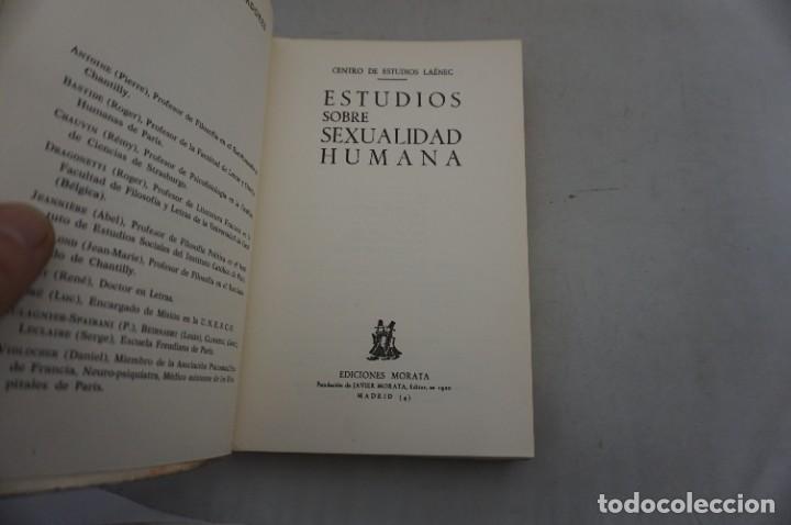 Libros: 16B/ ESTUDIOS SOBRE SEXUALIDAD HUMANA - CENTRO DE ESTUDIOS LEANEC / EDICIONES MORATA - Foto 3