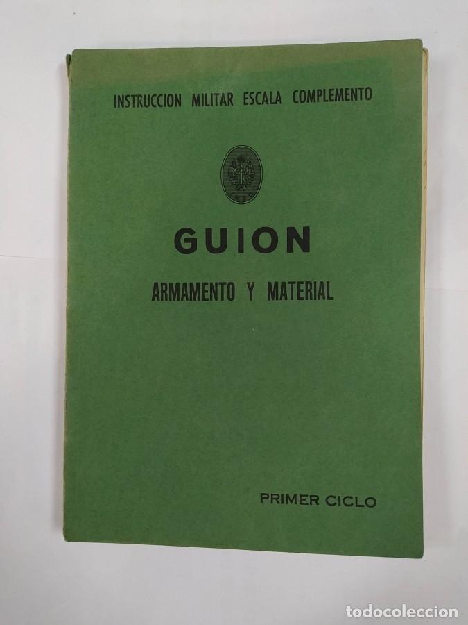 Libros: GUI&Oacute;N. ARMAMENTO Y MATERIAL. INSTRUCCI&Oacute;N MILITAR ESCALA COMPLEMENTO. TDK478 - - Foto 1